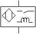 Symbole d'un dtecteur inductif